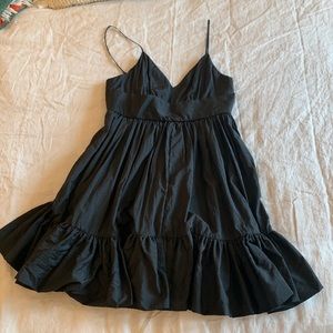 Black baby doll dress